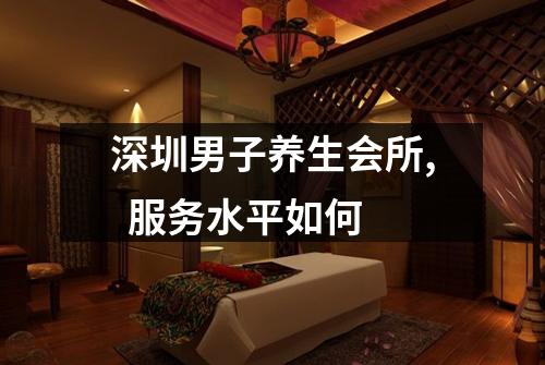 深圳男子养生会所,  服务水平如何