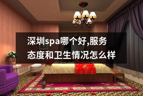 深圳spa哪个好,服务态度和卫生情况怎么样